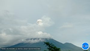 Gunung Semeru erupsi