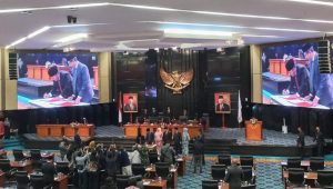 Rapat Paripurna DPRD DKI Jakarta untuk pengesahan APBD DKI Jakarta 2023. | ist