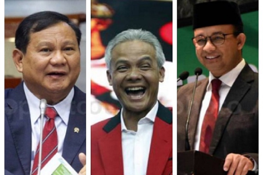 Survei Capres 2024 Charta Politika: Ganjar Unggul 8% dari Anies dan Prabowo