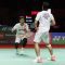 Pasangan ganda putra Leo Rolly Carnando/Daniel Marthin tampil sebagai juara Indonesia Masters 2023.