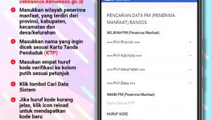 CARA CEK BANSOS 2023 SECARA ONLINE | ist