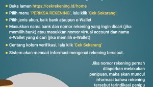 CARA MUDAH CEK REKENING PENIPU SECARA ONLINE | ist
