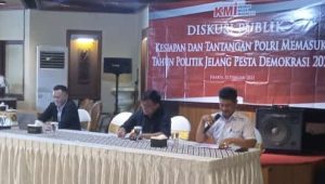 Diskusi kesiapan Polri mengahadapi Pemilu 2024.