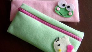 Dompet dari kain flanel.