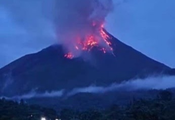 Gunung Karangetang Berstatus Siaga, Warga Diimbau Waspada Aliran Lava Pijar