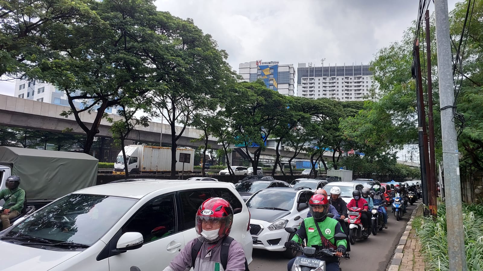 Potret kemacetan di DKI Jakarta