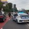 Mobil Tabrak Pembatas Busway