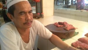 Pedagang di Pasar Kramat Jati