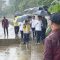 Presiden Joko Widodo saat meninjau normalisasi kawasan Ciliwung yang berada di Pengadegan, Jakarta Selatan, Selasa, 21/2/2023.