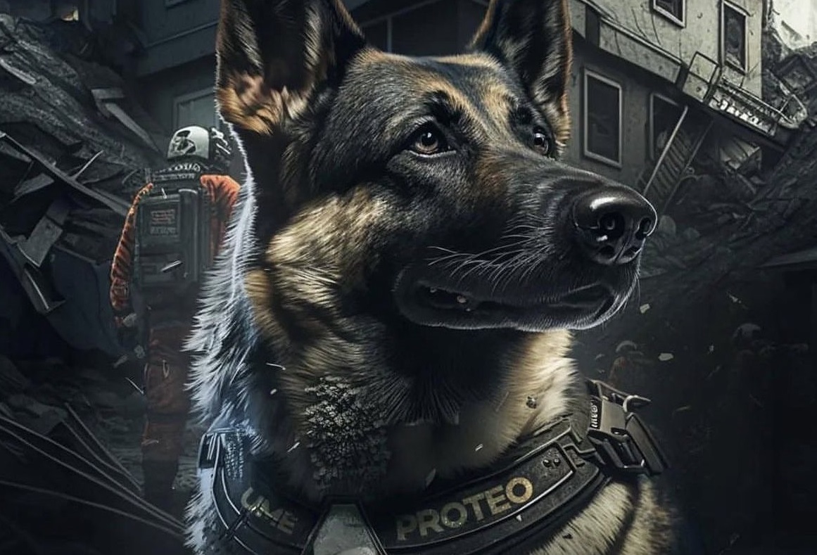 Proteo, Anjing Heroik yang Tewas saat Mencari Korban Gempa Turki