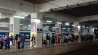 Situasi di Stasiun Manggarai