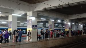 Situasi di Stasiun Manggarai