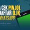 Cara Cek Pinjol Terdaftar OJK Via Whatsapp