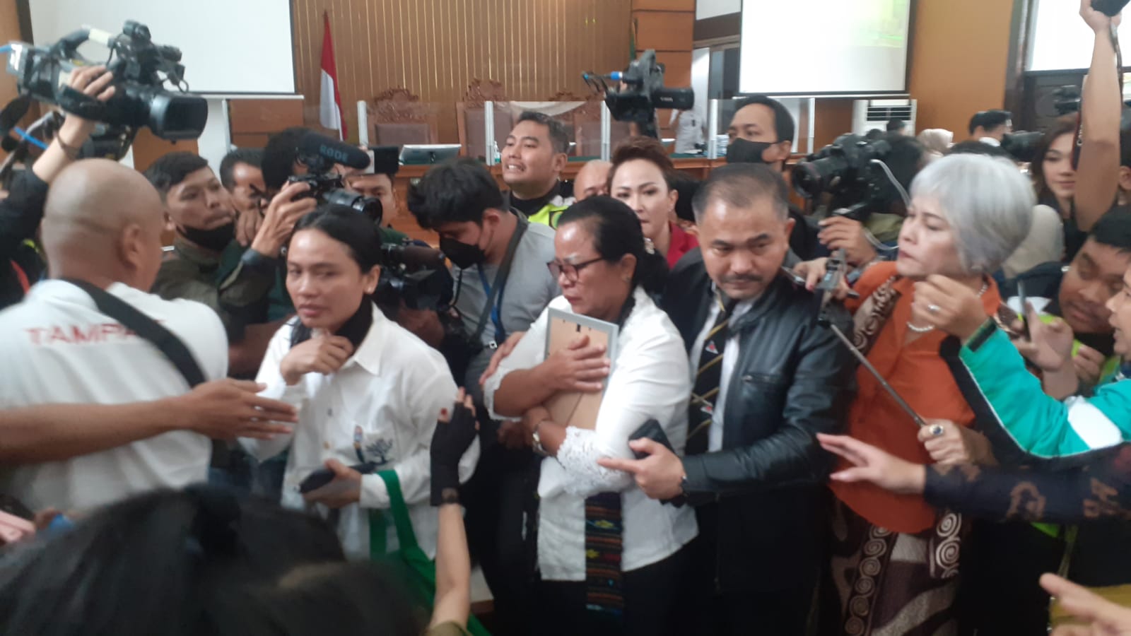 Rosti Simanjuntak hadir dalam persidangna Ferdy Sambo di PN Jaksel