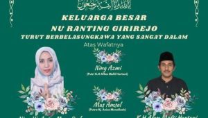 Ketua Tanfidziah MWC NU Tegalrejo, Magelang Afan Mufti Hartoni meninggal dalam kecelakaan maut di Tol Solo-Kertosono Ngawi, Sabtu, 25/2/2023.