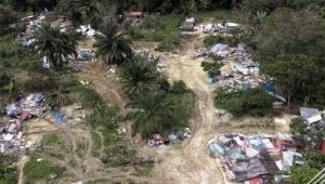 Potret kampung WNI ilegal di Malaysia. | ist