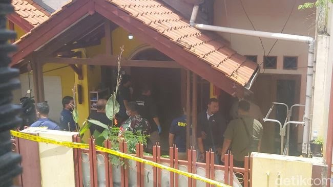 TKP pembunuhan dua wanita di Bekasi yang jasadnya dicor. | ist