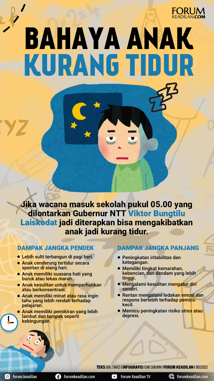 Bahaya Anak Kurang Tidur