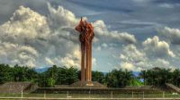 Monumen Bandung Lautan Api di Tegalega. Simbol peringatan peristiwa Bandung Lautan Api. | Ist