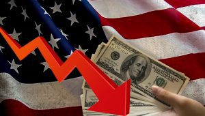 Ilustrasi dolar AS melemah