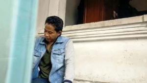 Heboh seorang pria memanjat pagar Istana Bogor. | Tangkapan Layar