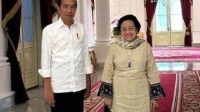 Ketua Umum Partai Demokrasi Indonesia Perjuangan (PDI-P) Megawati Soekarnoputri bertemu dengan Presiden Joko Widodo (Jokowi) di Istana Merdeka, Jakarta, Sabtu, 18/3/2023. | Dok PDI-Perjuangan