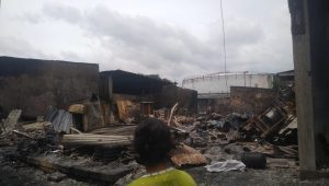 Suasana Pasca Kebakaran Depo Pertamina Plumpang