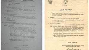 Salinan dua versi Supersemar