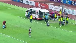 Ricki Ariansyah, pemain Madura United tak sadarkan diri