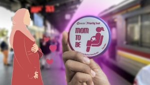 Ilustrasi pin ibu hamil
