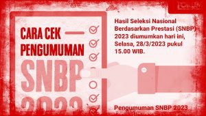 Cara Cek Pengumuman SNBP 2023 | ist
