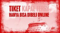 Tiket Kapal Ferry Hanya Bisa dibeli Online | ist