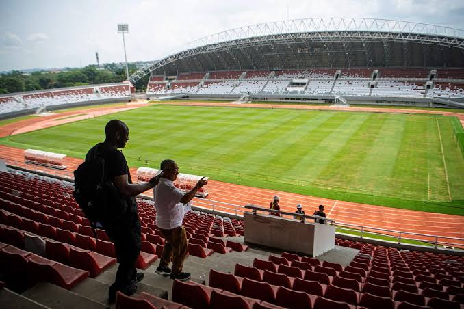 Delegasi FIFA meninjau Stadion Gelora Sriwijaya Jakabaring di Palembang untuk penyelenggara Piala Dunia U-20.| ist