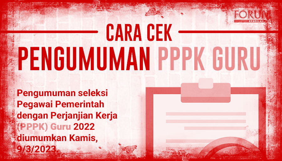 Cara Cek Pengumuman PPPK Guru