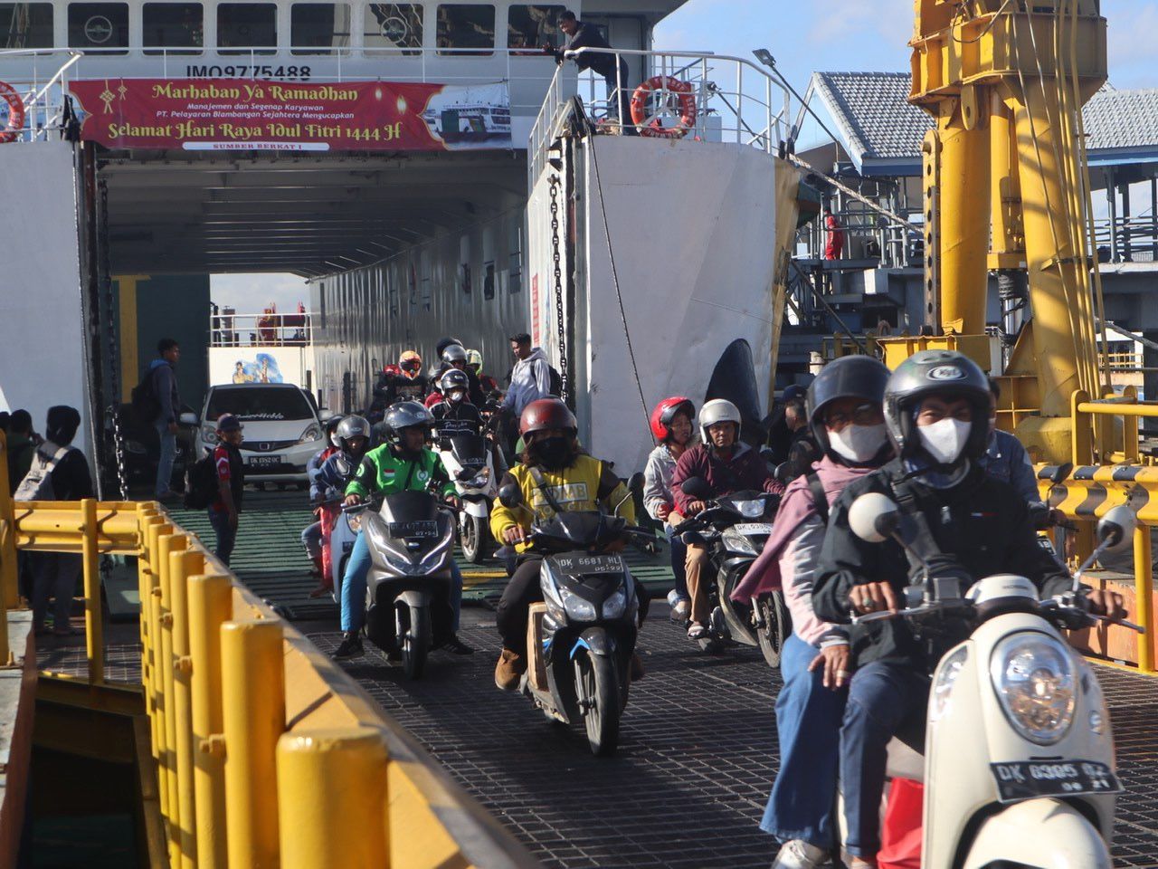Pengendara Motor Menyeberang ke Bali Meningkat 63 Persen di H+5 Lebaran