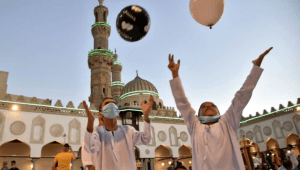 Suasana Idulfitri di Mesir