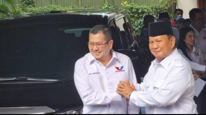 Safari Politik, Hary Tanoesoedibjo Sambangi Kediaman Prabowo Subianto