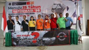 Menuju 25 Tahun Reformasi '98 Silaturahmi dan Konsolidasi Demokrasi Aktivis '98 di Jakarta, Sabtu, 8/4/2023. | Merinda Faradianti/Forum Keadilan