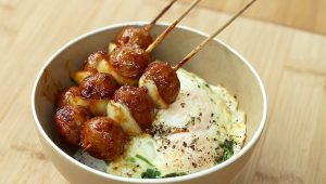 Nasi Bakso Bakar