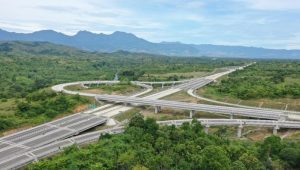 Salah satu ruas tol Trans Sumatera. | Dok PT Hutama Karya