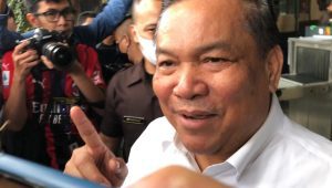 Sekda Riau usai jalani pemeriksaan KPK, Kamis, 6/4/2023 | Merinda Faradianti/forumkeadilan.com