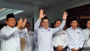 Hary Tanoesoedibjo sambangi kediaman Prabowo Subianto pada Rabu, 5/4/2023