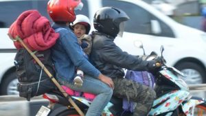 Ilustrasi pemudik menggunakan motor. | ist