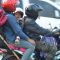 Ilustrasi pemudik menggunakan motor. | ist