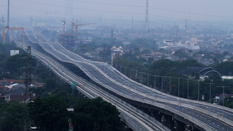 Proyek Jalan Tol Layang Jakarta-Cikampek II atau Japek Elevated. | Ist