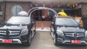 Mobil dinas Gubernur dan Wakil Gubernur Lampung. | @Partaisocmed