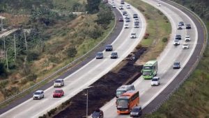 Ilustrasi arus balik Lebaran di ruas tol Cipali menuju Jakarta dari Jawa Tengah. | Ist