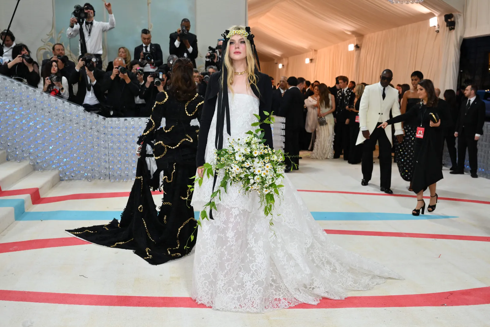 Elle Fanning di Met Gala 2023 | ist