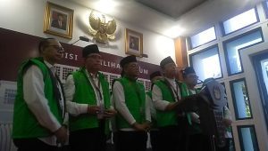 PPP mendaftarkan bacaleg DPR ke KPU RI hari ini, Jumat, 12/5/2023.| Novia/Forum Keadilan
