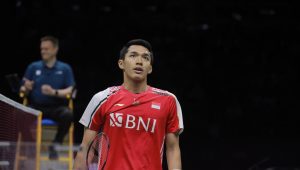Atlet tunggal putra Indonesia Jonatan Christie